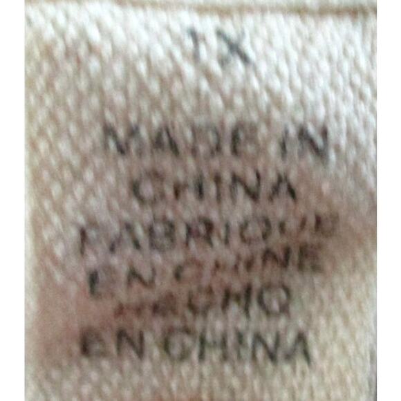 Cupio Women's Plus White Short Sleeve Stretch V-neck Tee Shirt Size 1X - Picture 9 of 9